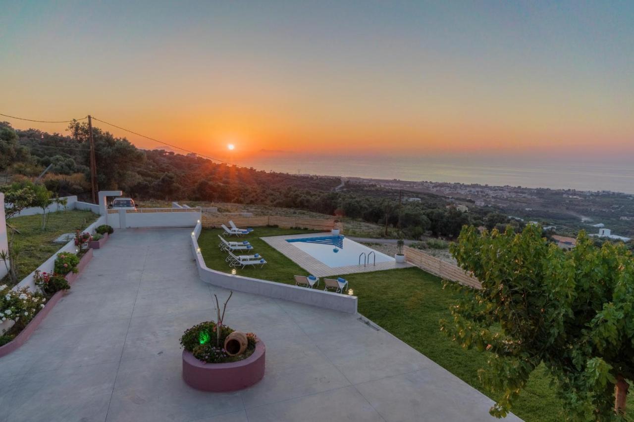 Maroulás Alkistis Villa With Amazing Sea View מראה חיצוני תמונה
