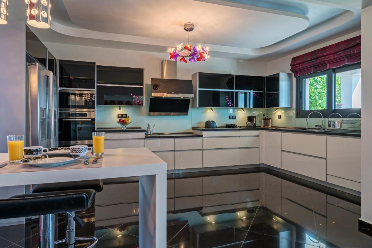 Maroulás Alkistis Villa With Amazing Sea View מראה חיצוני תמונה