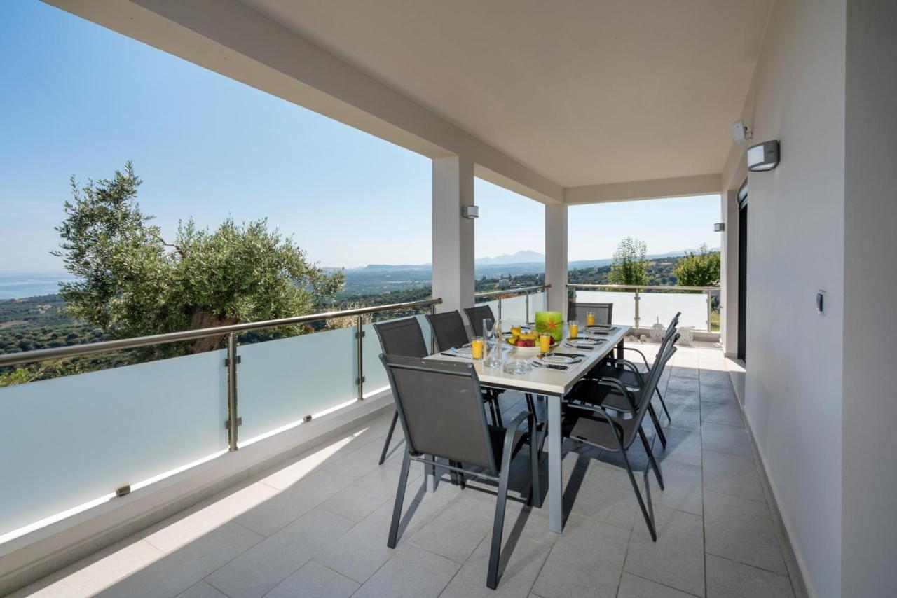 Maroulás Alkistis Villa With Amazing Sea View מראה חיצוני תמונה