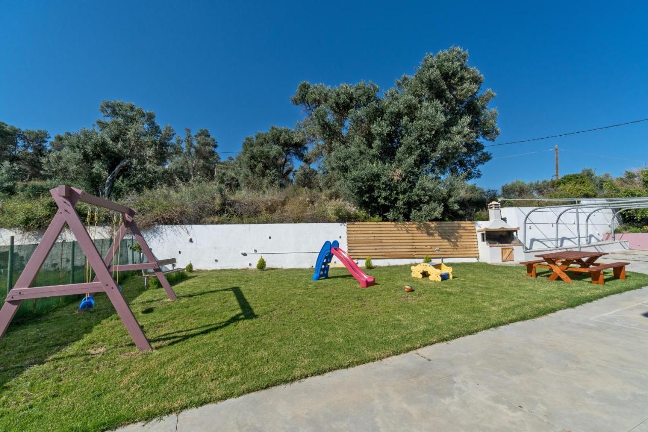Maroulás Alkistis Villa With Amazing Sea View מראה חיצוני תמונה