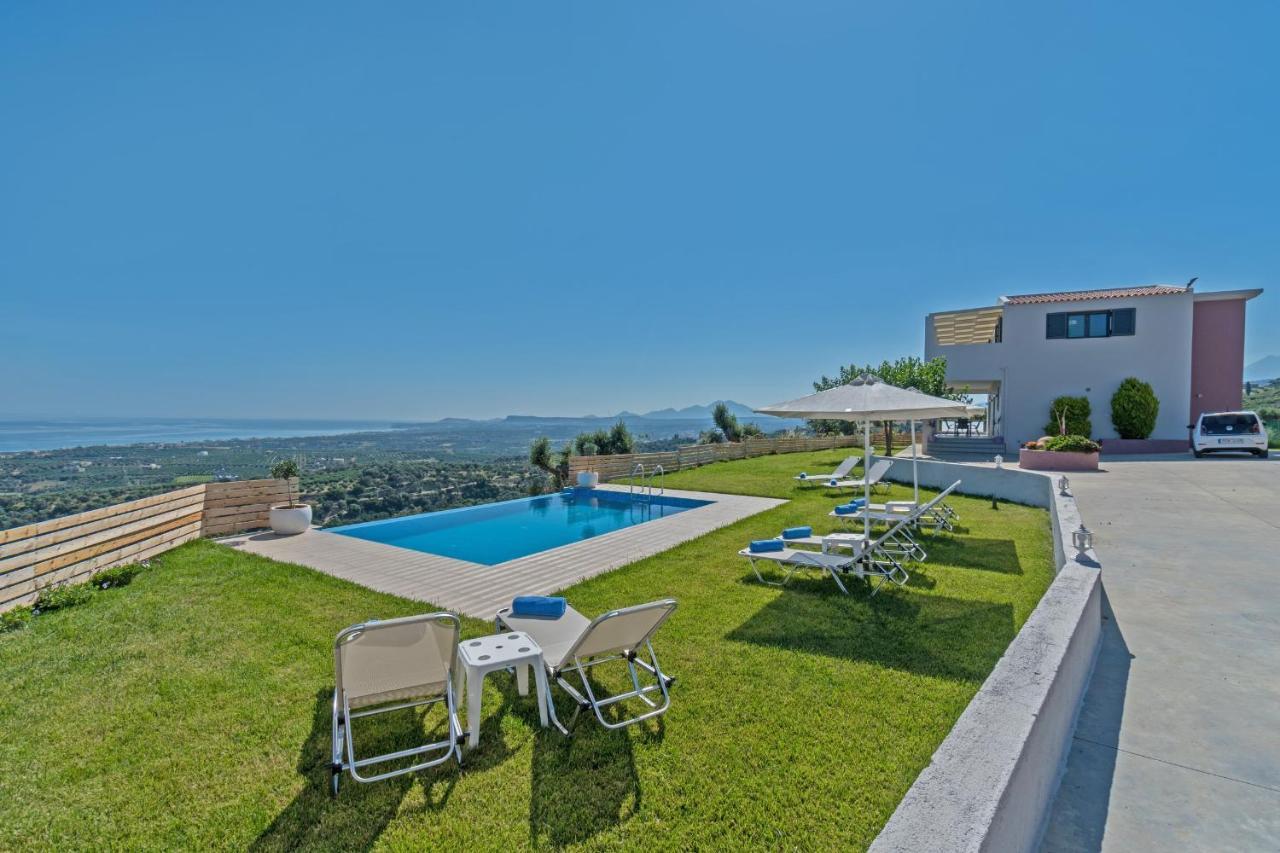 Maroulás Alkistis Villa With Amazing Sea View מראה חיצוני תמונה