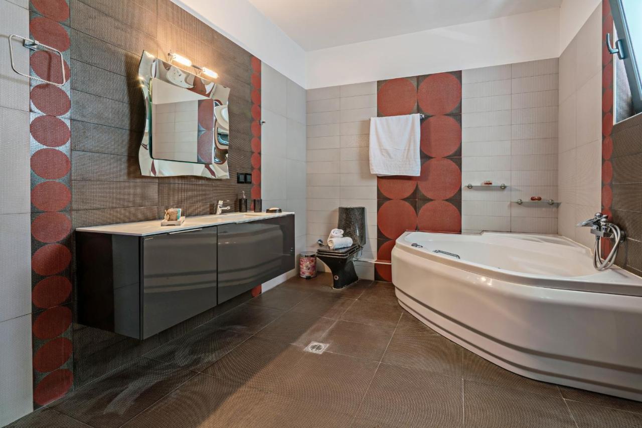 Maroulás Alkistis Villa With Amazing Sea View מראה חיצוני תמונה
