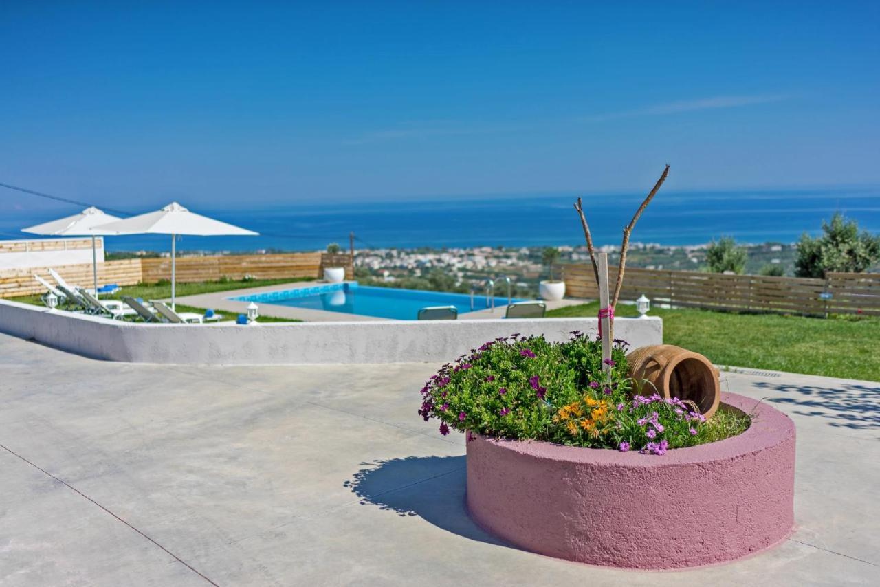 Maroulás Alkistis Villa With Amazing Sea View מראה חיצוני תמונה