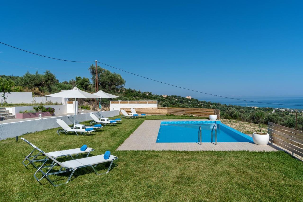 Maroulás Alkistis Villa With Amazing Sea View מראה חיצוני תמונה