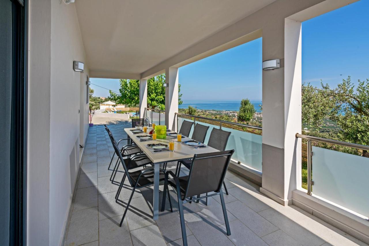 Maroulás Alkistis Villa With Amazing Sea View מראה חיצוני תמונה