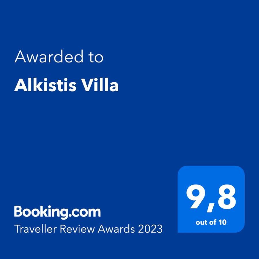 Maroulás Alkistis Villa With Amazing Sea View מראה חיצוני תמונה